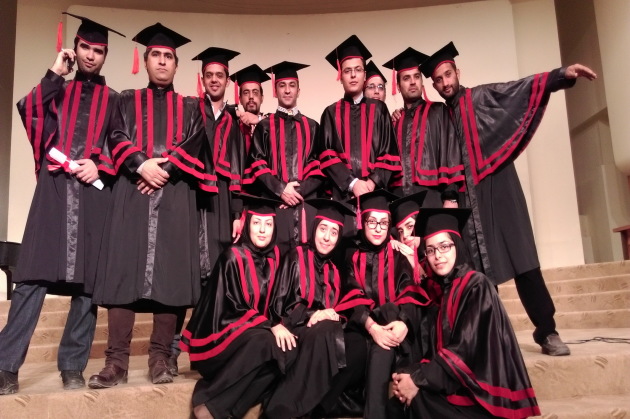 Master Graduation Celebration at Shahid Bahonar University, Fall 2015