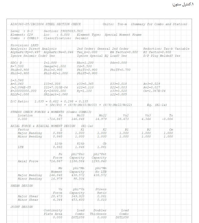 M.Sc. Seismic Design of Structures Project: 