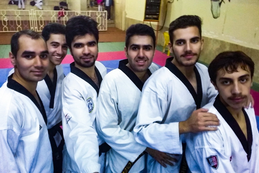 Senior Players of Taekwondo Training Class