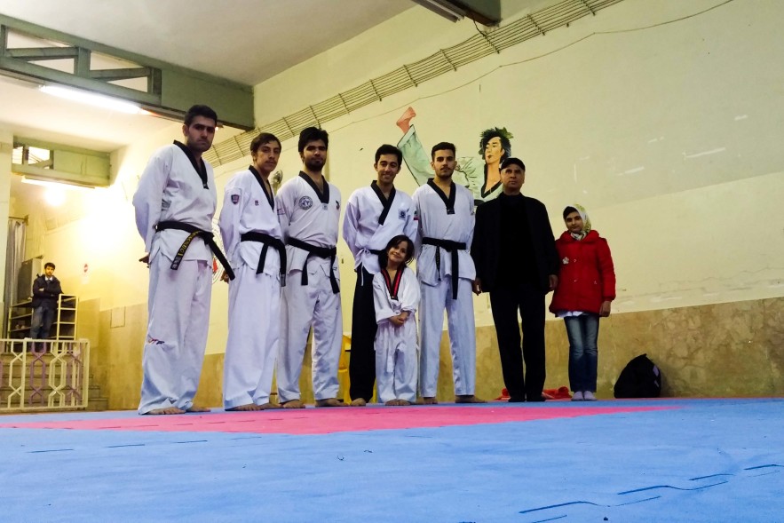 Senior Players of Taekwondo Training Class